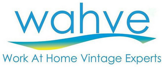 WAHVE WORK AT HOME VINTAGE EXPERTS logo