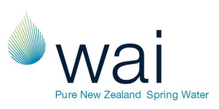 WAI PURE NEW ZEALAND SPRING WATER logo