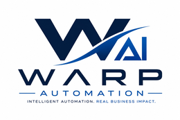 WAI WARP AUTOMATION INTELLIGENT AUTOMATION. REAL BUSINESS IMPACT. logo