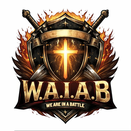 W.A.I.A.B WE ARE IN A BATTLE logo