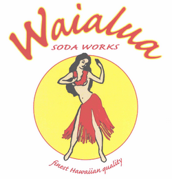 WAIALUA SODA WORKS FINEST HAWAIIAN QUALITY NORTH SHORE, HI logo