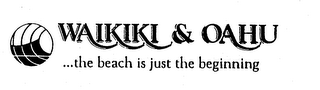 WAIKIKI & OAHU ...THE BEACH IS JUST THE BEGINNING logo