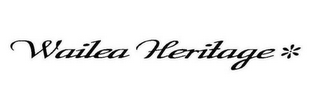 WAILEA HERITAGE logo