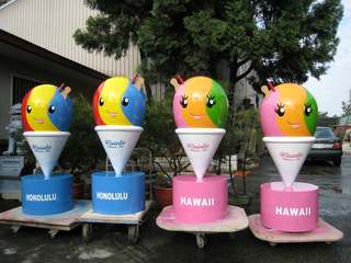 WAIOLA SHAVE ICE HONOLULU HAWAII logo