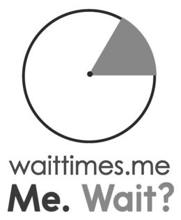 WAITTIMES.ME ME. WAIT? logo