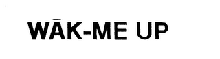 WAK-ME UP logo
