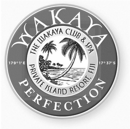 WAKAYA PERFECTION THE WAKAYA CLUB & SPA PRIVATE ISLAND RESORT, FIJI 179°1'E 17°37'S logo