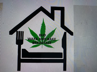 WAKE AND BAKE - BUD AND BREAKFAST logo