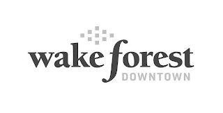 WAKE FOREST DOWNTOWN logo