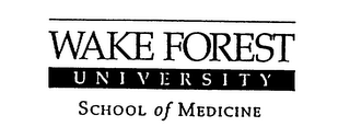 WAKE FOREST UNIVERSITY SCHOOL OF MEDICINE logo