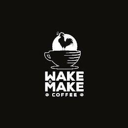 WAKE & MAKE COFFEE logo