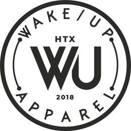 WAKE/UP APPAREL WU HTX 2018 logo