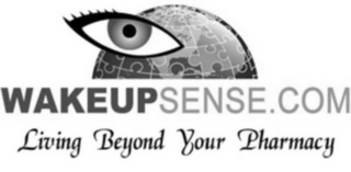 WAKEUPSENSE.COM LIVING BEYOND YOUR PHARMACY logo