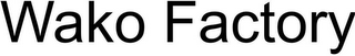 WAKO FACTORY logo
