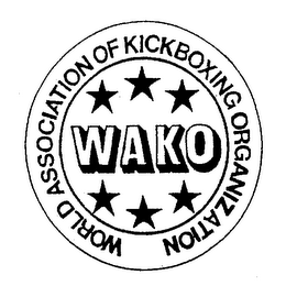 WAKO WORLD ASSOCIATION OF KICKBOXING ORGANIZATION logo