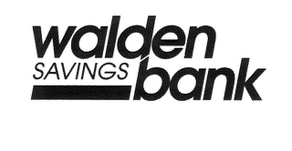 WALDEN SAVINGS BANK logo