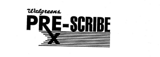 WALGREENS PREX-SCRIBE logo