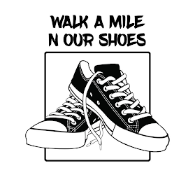 WALK A MILE N OUR SHOES logo