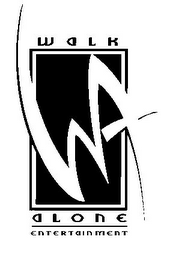WALK ALONE ENTERTAINMENT WA logo