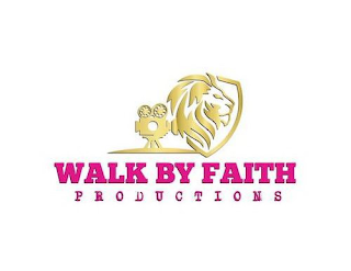 WALK BY FAITH PRODUCTIONS logo
