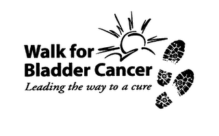 WALK FOR BLADDER CANCER LEADING THE WAY TO A CURE logo