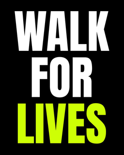 WALK FOR LIVES logo