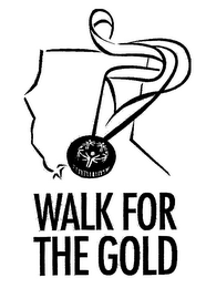 WALK FOR THE GOLD logo
