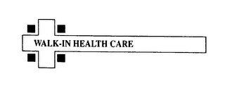 WALK-IN HEALTH CARE logo