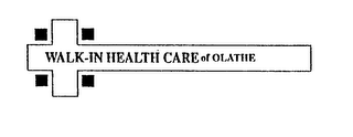 WALK-IN HEALTH CARE OF OLATHE logo