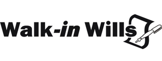 WALK-IN WILLS logo