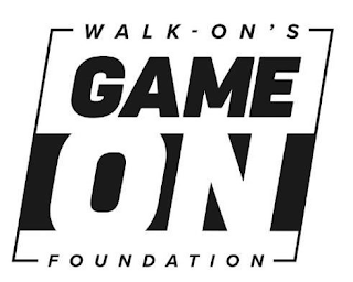 WALK-ON'S GAME ON FOUNDATION logo