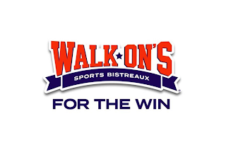 WALK-ON'S SPORTS BISTREAUX FOR THE WIN logo