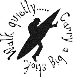 WALK QUIETLY..... CARRY A BIG STICK. logo