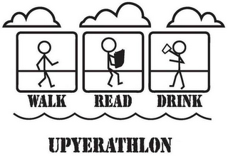 WALK READ DRINK UPYERATHLON logo