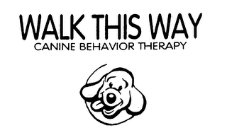 WALK THIS WAY CANINE BEHAVIOR THERAPY logo