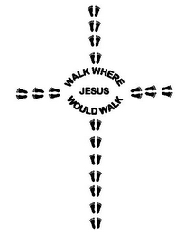 WALK WHERE JESUS WOULD WALK logo