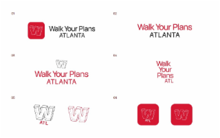 WALK YOUR PLANS ATLANTA, W ATL, WALK YOUR PLANS ATL logo