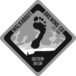 WALKABOUT BREWING CO, EST. 1997, SOUTHERN OREGON logo