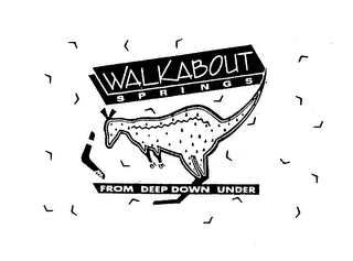 WALKABOUT SPRINGS FROM DEEP DOWN UNDER logo