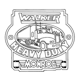 WALKER HEAVY DUTY MONROE logo