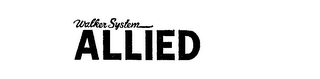 WALKER SYSTEM ALLIED logo