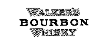 WALKER'S BOURBON WHISKY logo