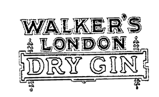 WALKER'S LONDON DRY GIN logo