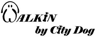WALKIN BY CITY DOG logo