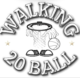 WALKING 20 BALL logo