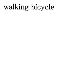 WALKING BICYCLE logo