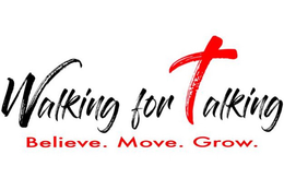 WALKING FOR TALKING BELIEVE.MOVE.GROW logo