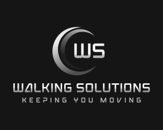 WALKING SOLUTIONS KEEPING YOU MOVING WS logo