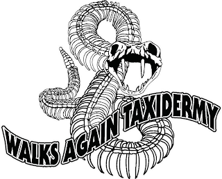 WALKS AGAIN TAXIDERMY logo