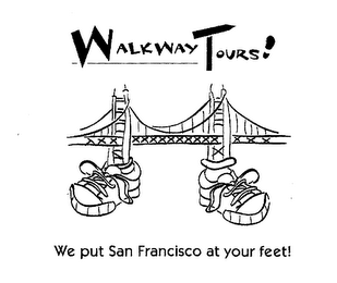 WALKWAY TOURS WE PUT SAN FRANCISCO AT YOUR FEET! logo